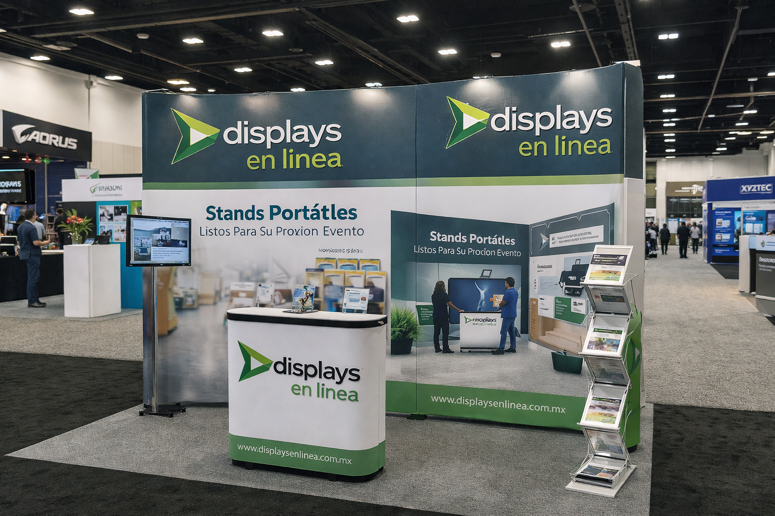 stand para exposiciones en recinto ferial