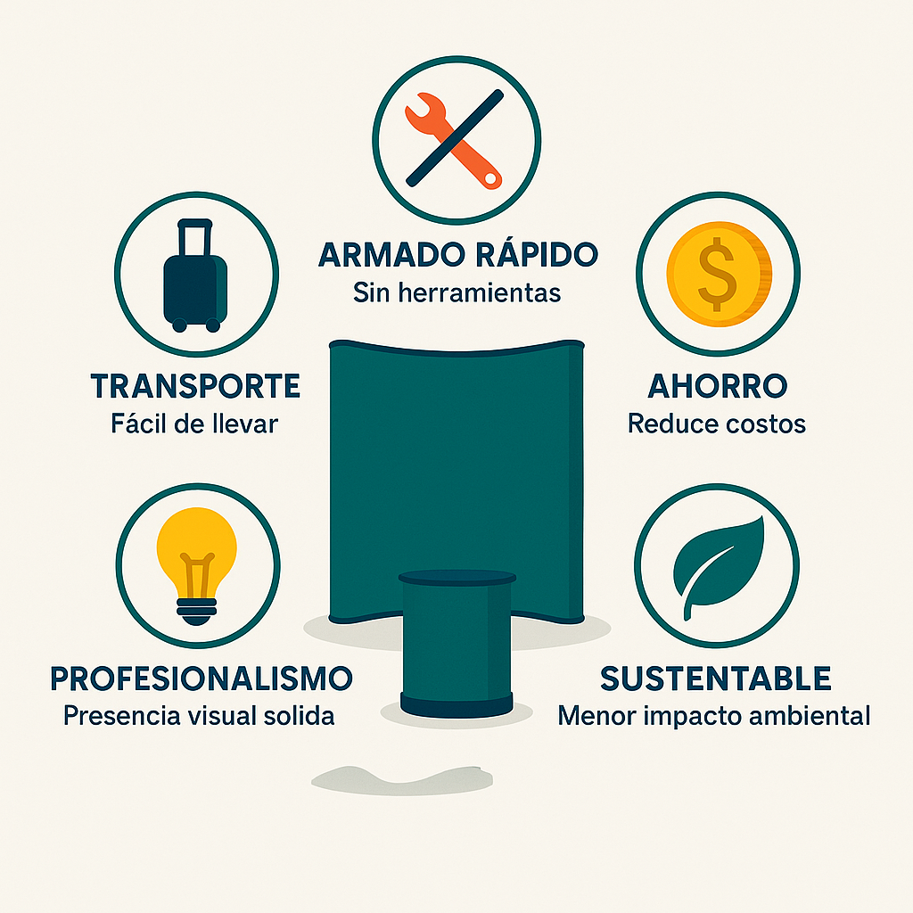 ventajas del stand portatil