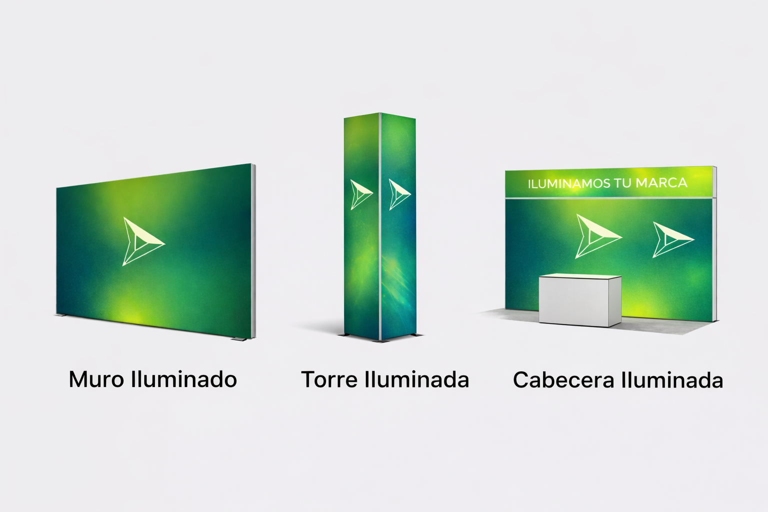 configuraciones de cajas de luz modulares