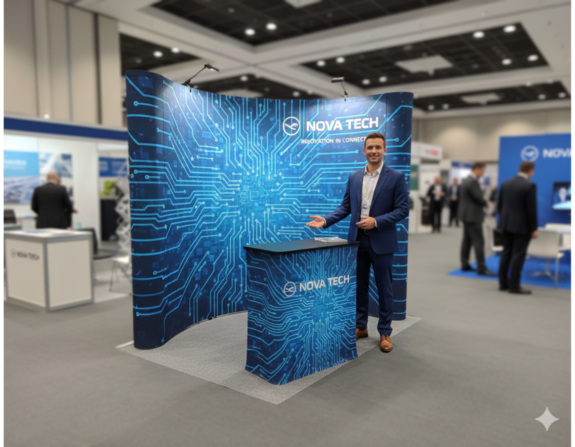 stand textil con sublimación profesional stand textil con sublimación profesional