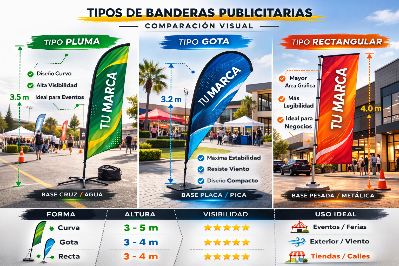 tipos de banderas publicitarias pluma gota rectangular tipos de banderas publicitarias pluma gota rectangular