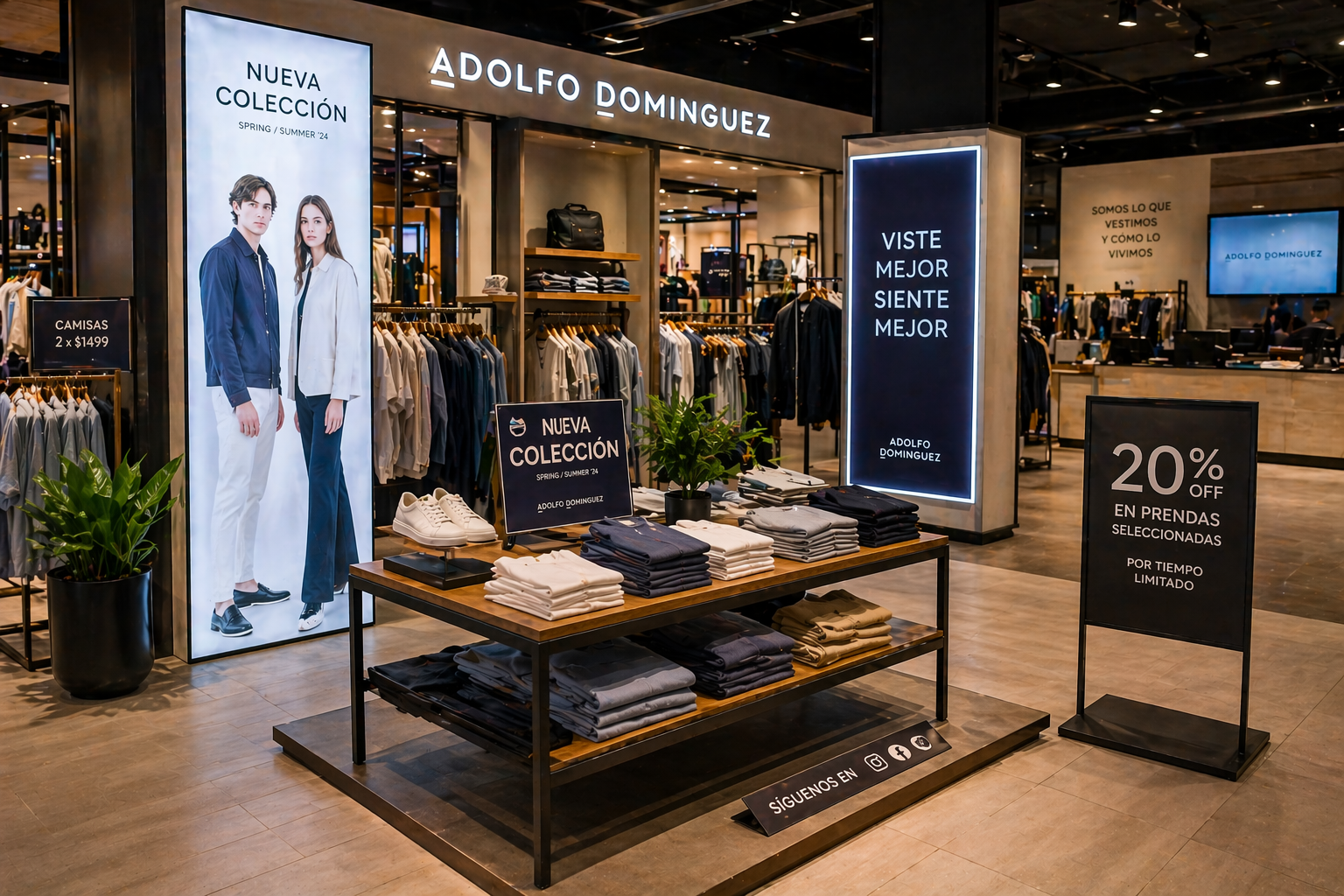 displays y señalización en visual merchandising