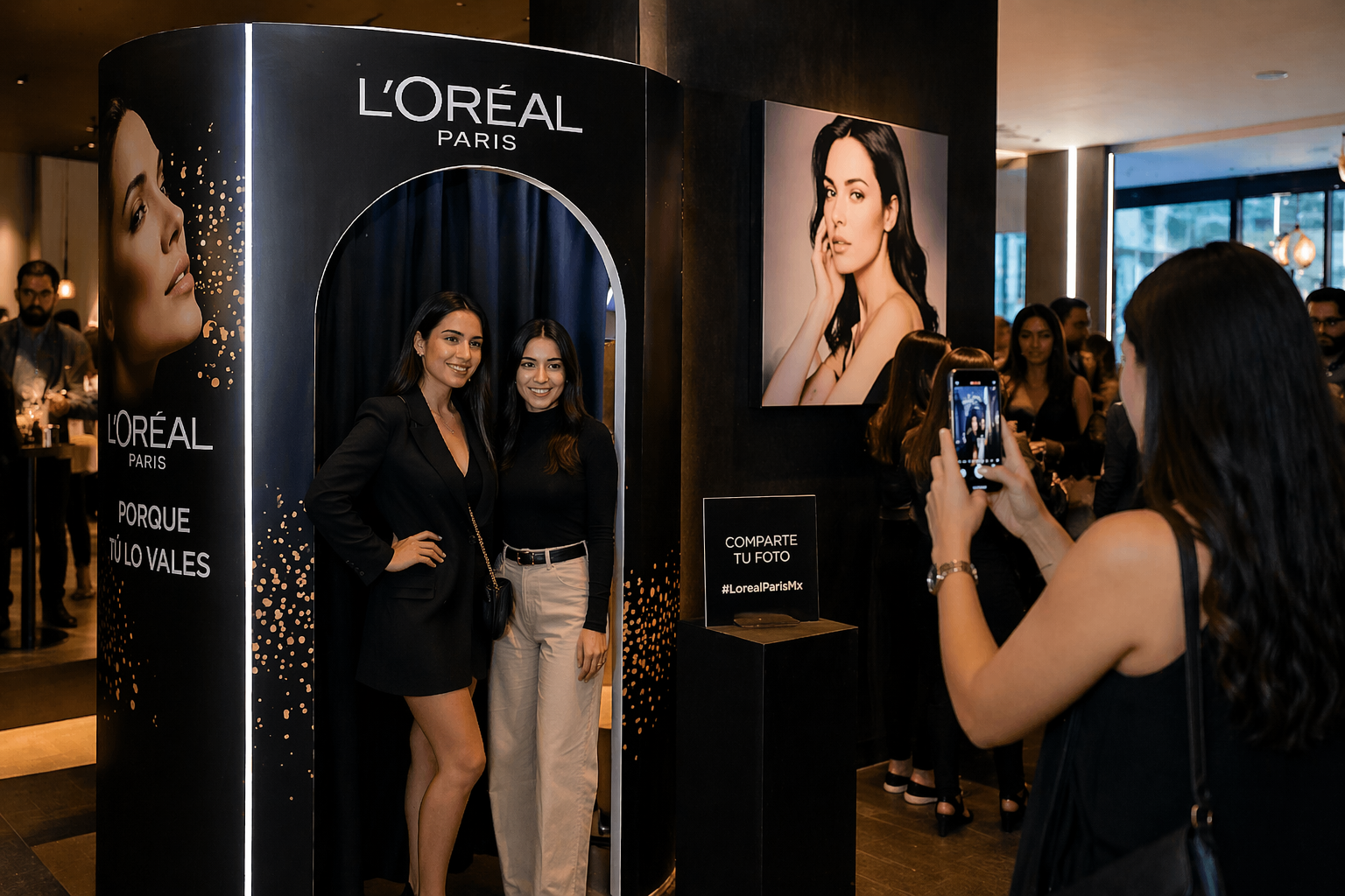 photo booth para eventos corporativos en campaña de lanzamiento