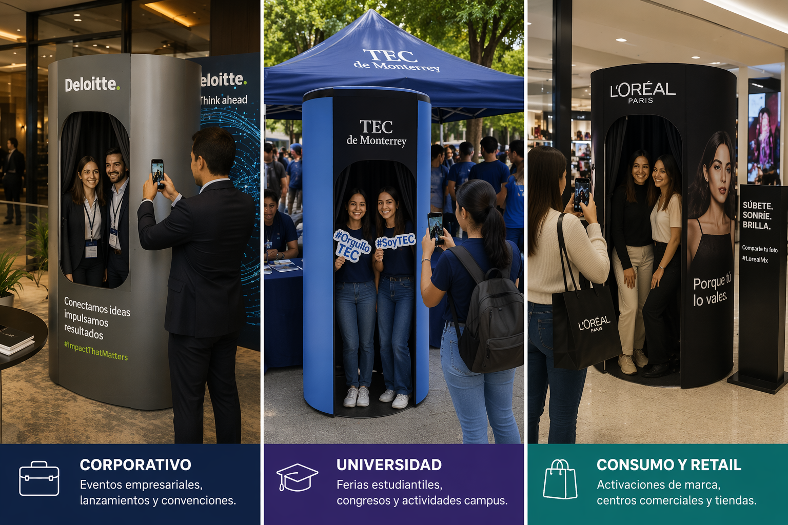 photo booth para eventos corporativos y activaciones