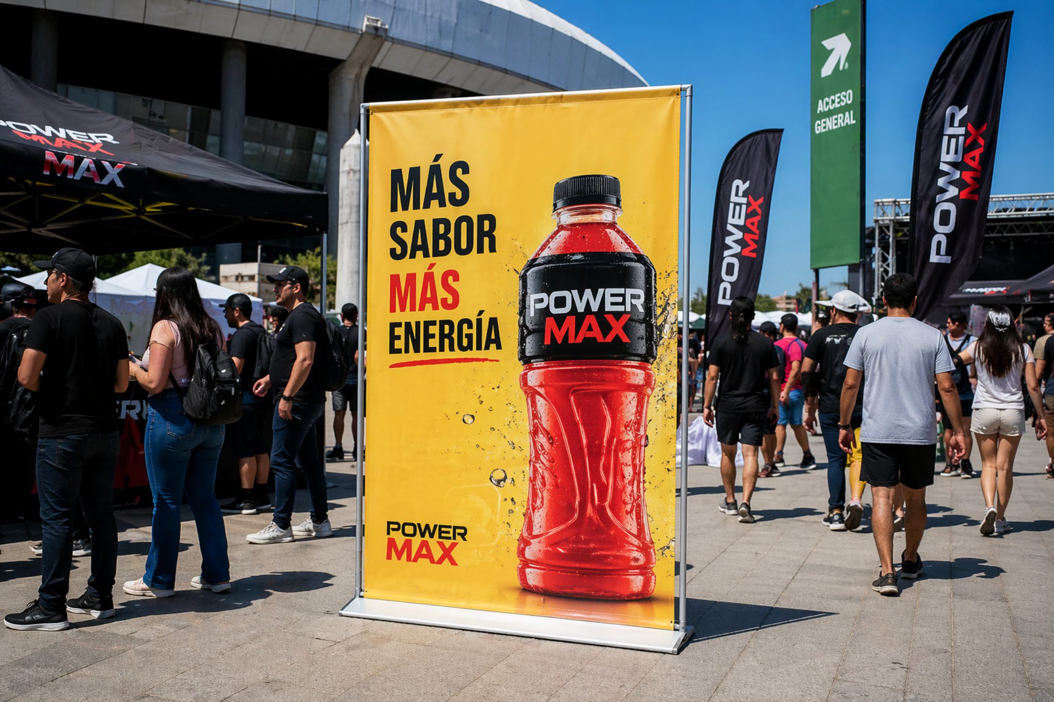 muro publicitario exterior