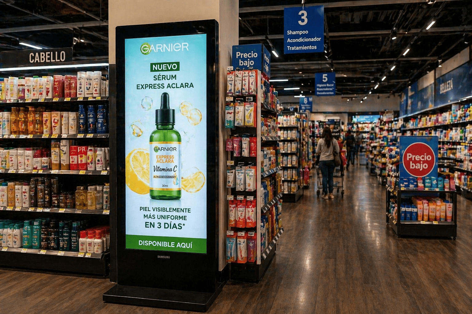 señalización digital en retail
