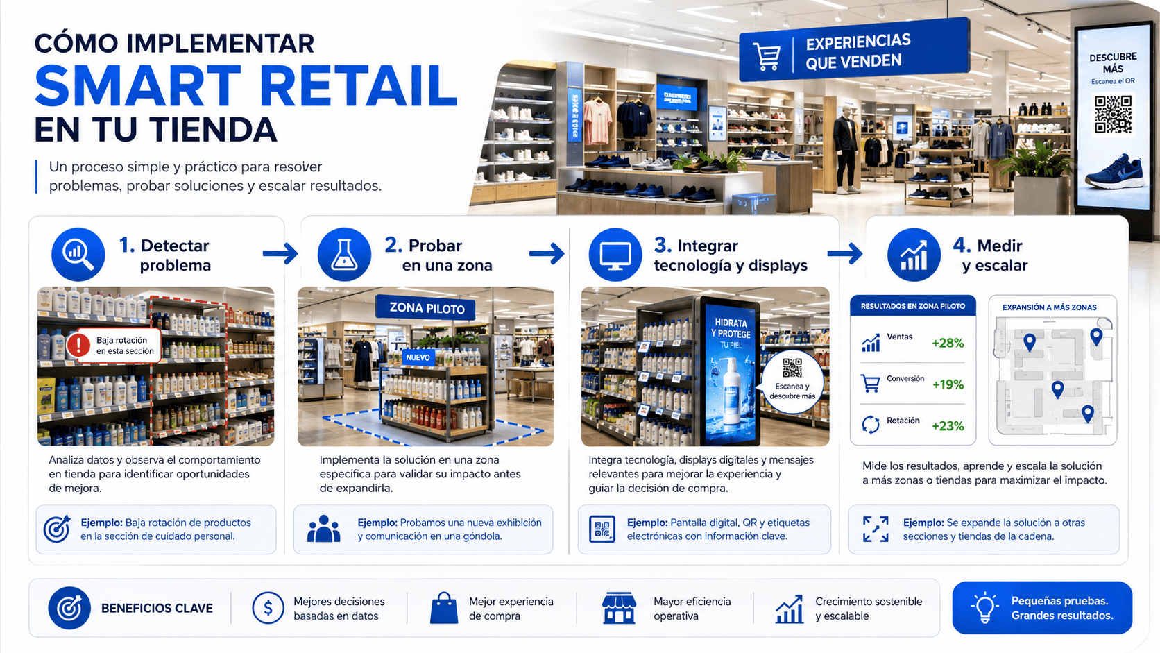cómo implementar smart retail en una tienda